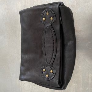 Gap leather clutch purse
